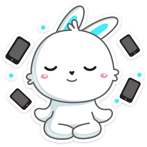 Стикер Кролик Олег