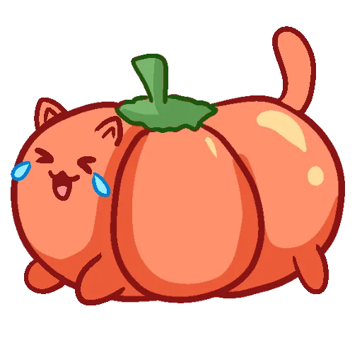 Стикер тыквокот