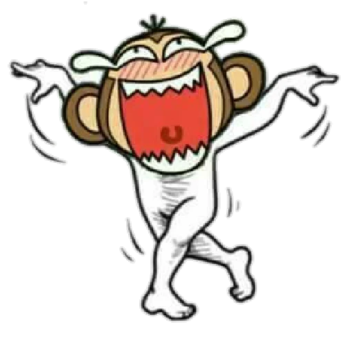 Стикер monkey