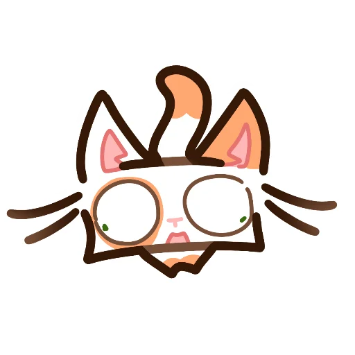 Стикер Котек