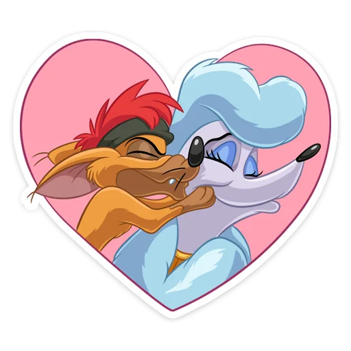 Стикер Тито и Жоржетта