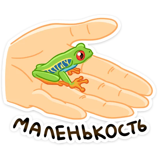 Стикер Квакша