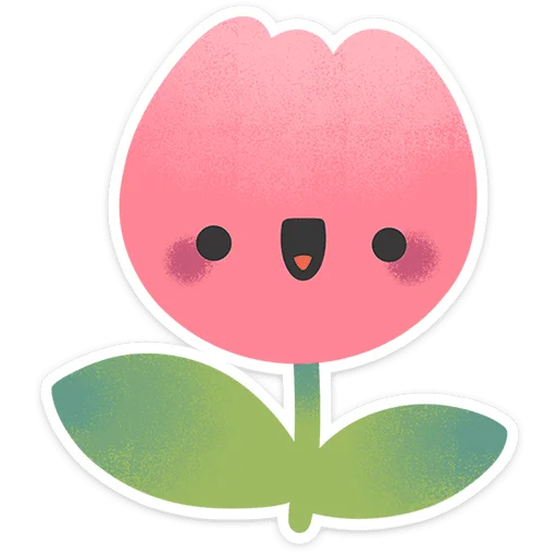 Стикер Пашка Тюльпашка