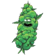 Стикер Укуренность в мультфильмах