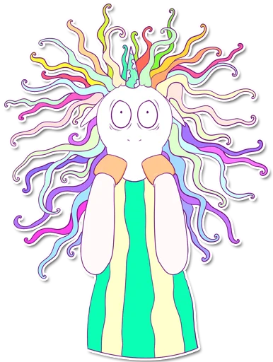 Стикер unicorn_kravez
