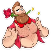 Стикер Несвятой Валентин