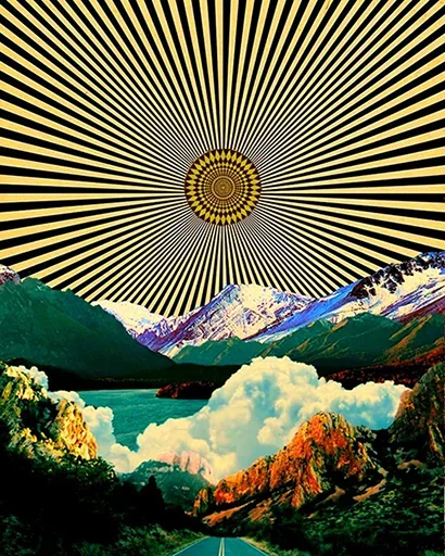 Стикер Увидь космос и звёзды