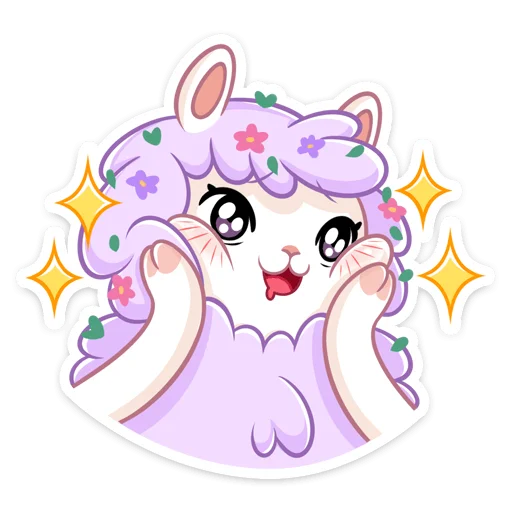 Стикер Фиалка