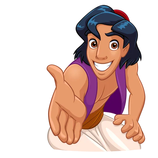 Стикер Аладдин Без Текста