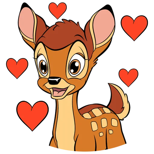 Стикер Бемби Без Текста