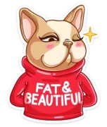 Стикер Булька