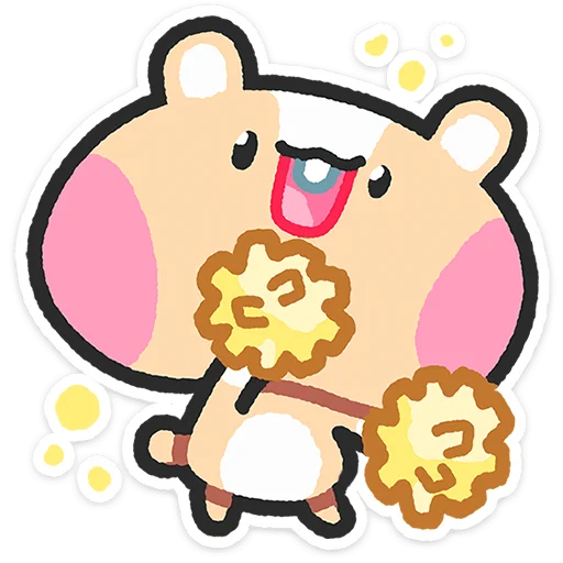 Стикер Хомячи