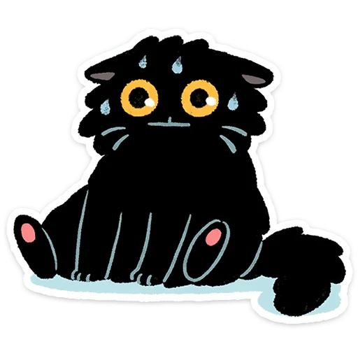 Стикер Кот Кефир