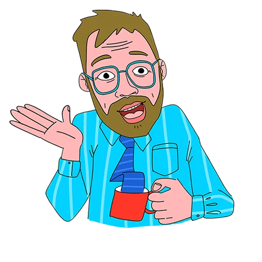 Стикер Поговорим по мужски Без текста