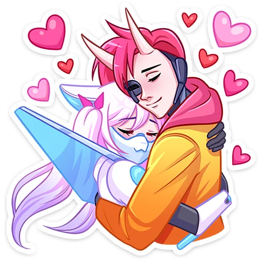 Стикер Сонна и Рюдзи