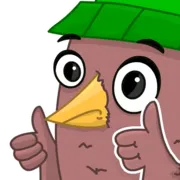 Стикер Воробей FM