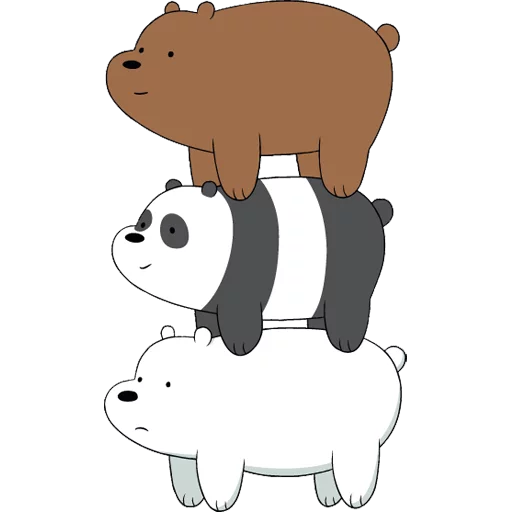 Стикер WeBareBears