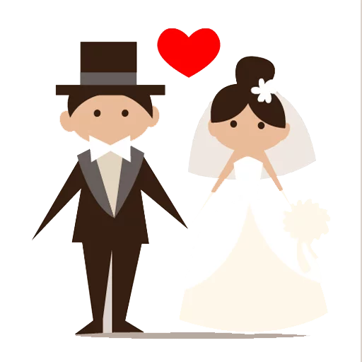 Стикер Wedding