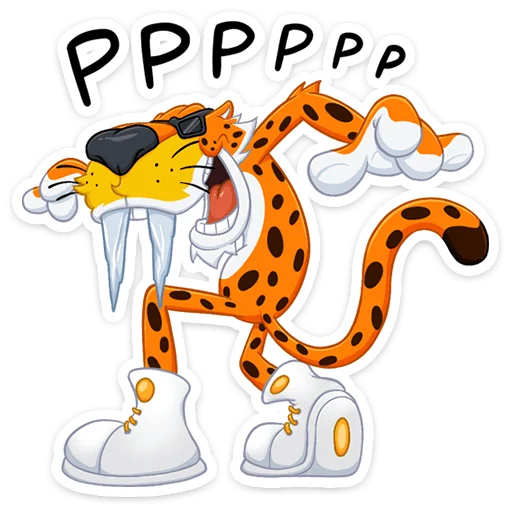 Стикер Зима с Cheetos