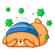 Стикер Зимний Пудинг