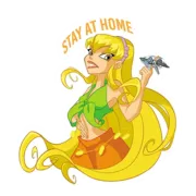 Стикер Winx vs Covid