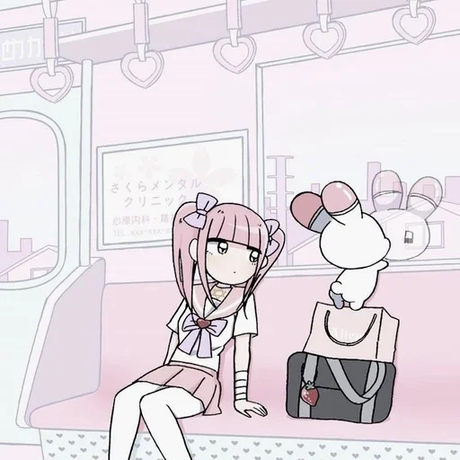 Стикер Menhera Chan