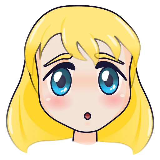 Стикер YellowHairGirl