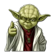Стикер Yoda