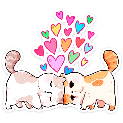 Стикер Йогурт и Фасолька