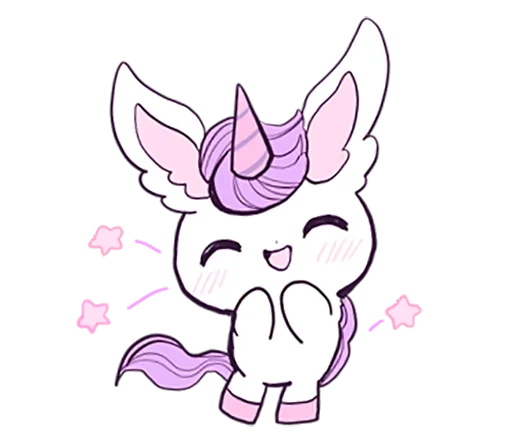 Стикер young unicorn