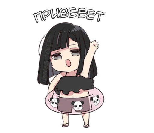 Стикер Юрудура тян 3