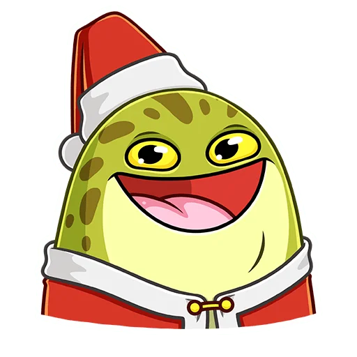 Стикер Праздник с Жабкой