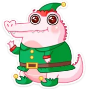 Стикер Эльф Зефир