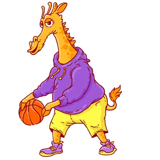 Стикер Giraffe-baller