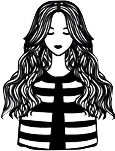 Стикер Жизнь в полоску